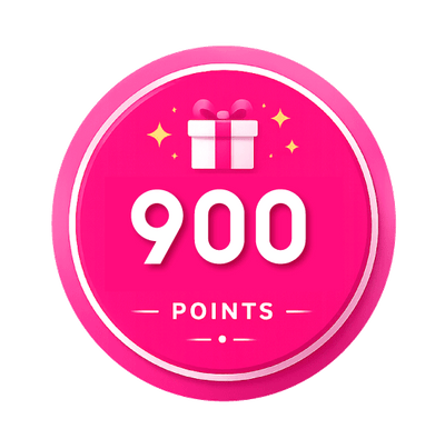 900 points
