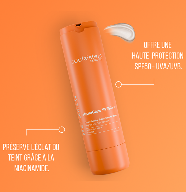 Crème Solaire Éclaircissante SPF50+